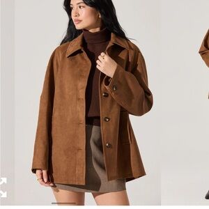 ASTR Presleigh Faux Suede Jacket